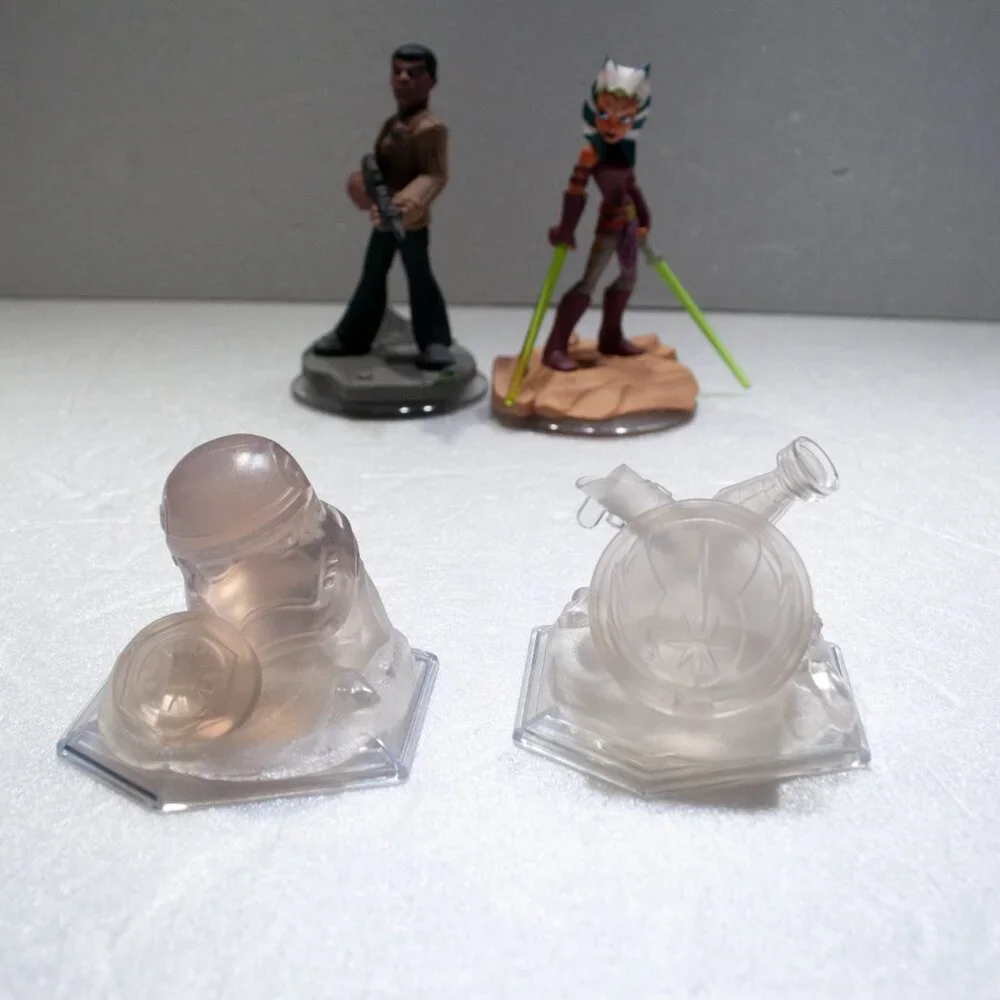 Lot of 4 Disney Infinity 3.0 Star Wars Figure Ahsoka Finn Pieces Character